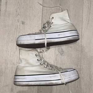 platform high top converse